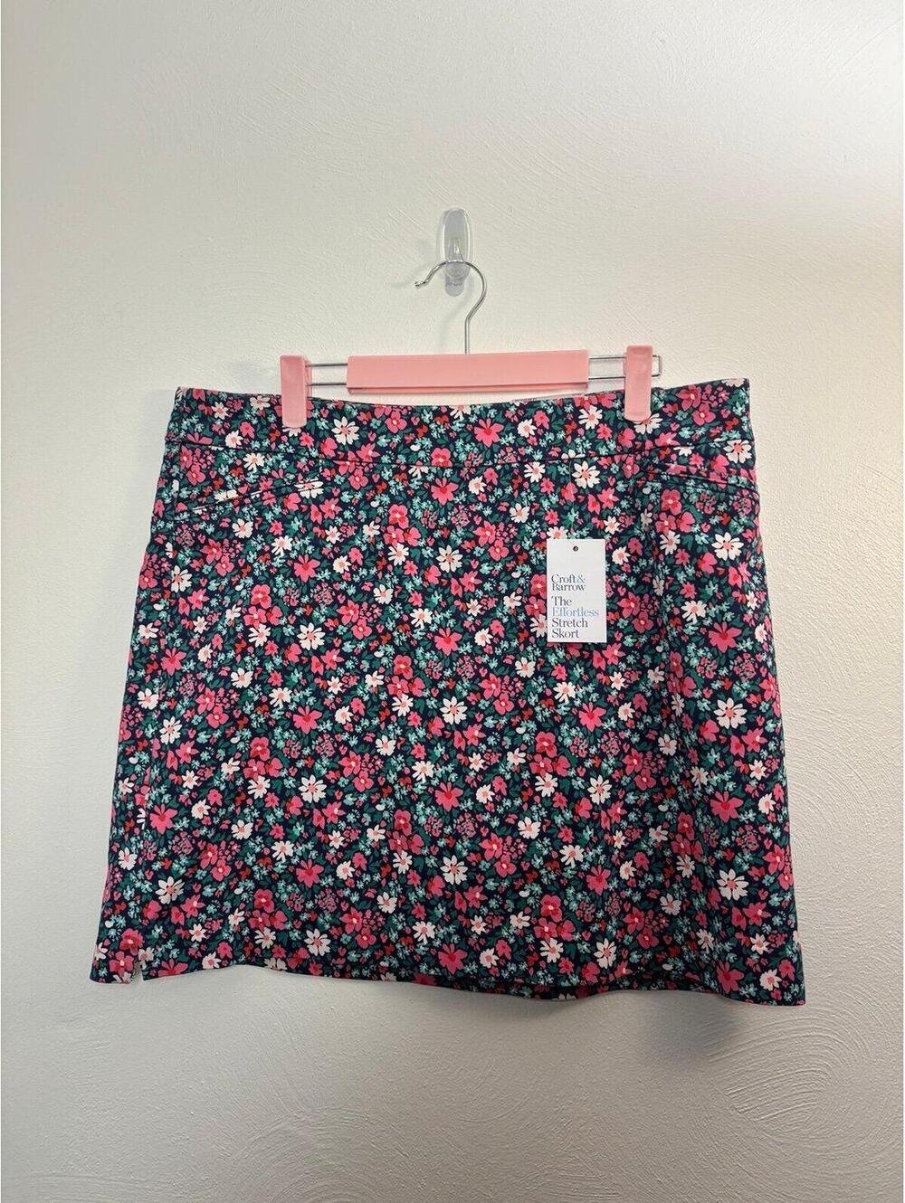 Croft & Barrow Floral Skort Size 14